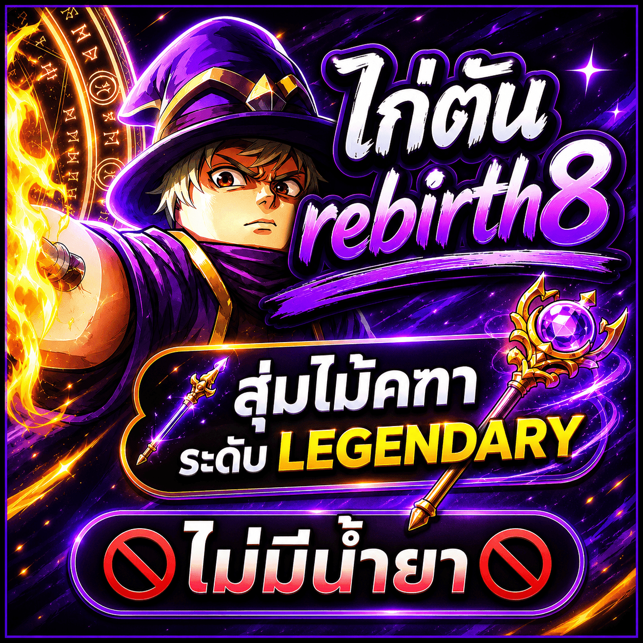 ไก่ Wizard Alchemy ทอง200k++